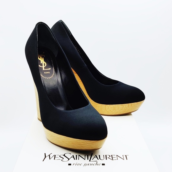 Yves Saint Laurent Shoes - Yves Saint Laurent Wedge Pumps